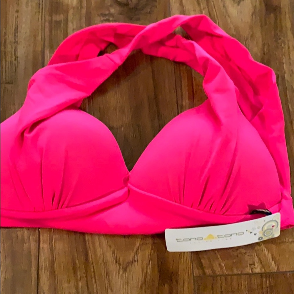 Tono a tono pink bra
